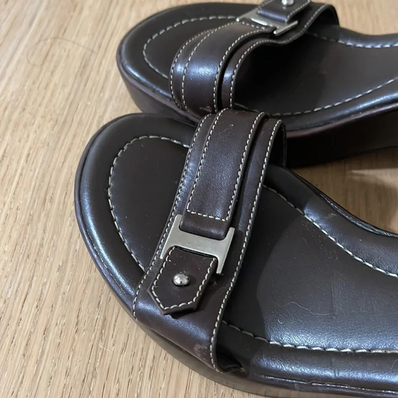 Hillard & Hanson platform wedge sandals size 6.5 - Picture 5 of 16